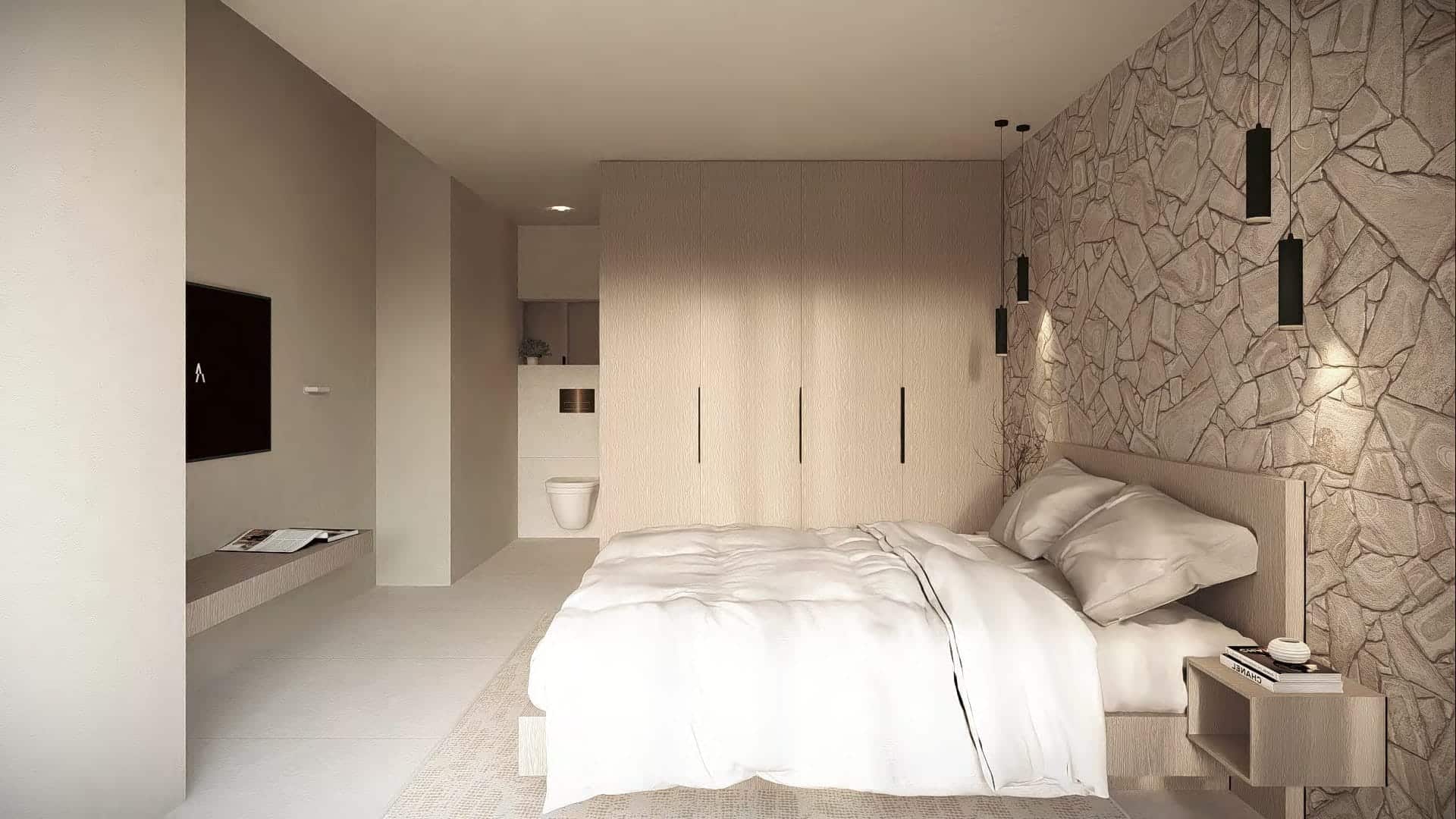 2 bedroom side view